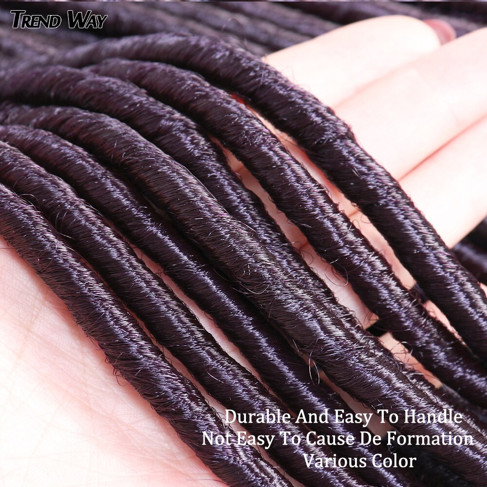 Dreadlocks Soft Straight Faux Locs Braiding Hair 14inch 100g Crochet Braiding Hair Synthetic Hair Extensions For Black Women