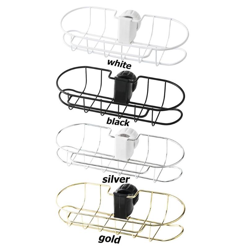 Stainless Steel Faucet Drain Hanging Rack faucet shelf sponge dish cloth finishing rack Bathroom Kitchen Sponge Organizer