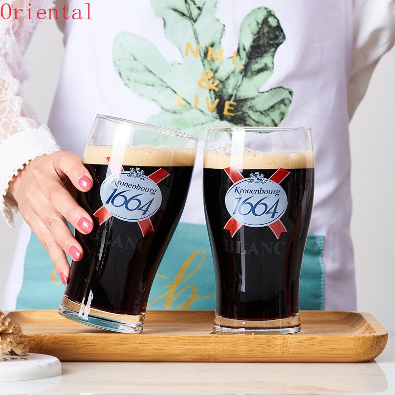 300ML/570ML Personality Beer Glass Cup 1664 GUINNESS HeineKen Beer Mug Wine Glass for Bar Whiskey Glass KTV Party
