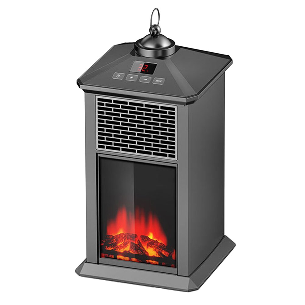 Portable Fireplace Electric Heater 800W with Adjustable Thermostat Overheat Protection OCT998