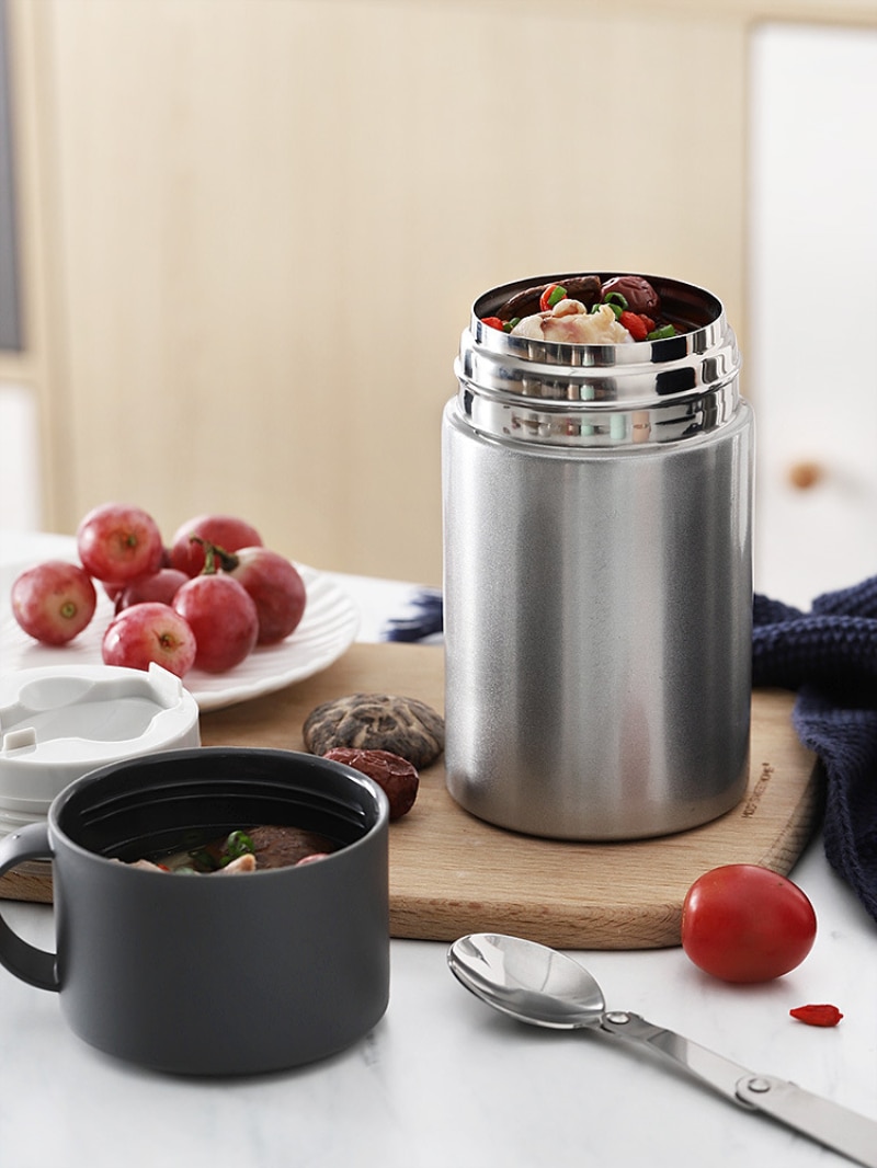 Portable Vacuum Lunch Box Keep Temperature Leakproof Stainless Steel Food Container Travel Camping Office School Kids Bento Box