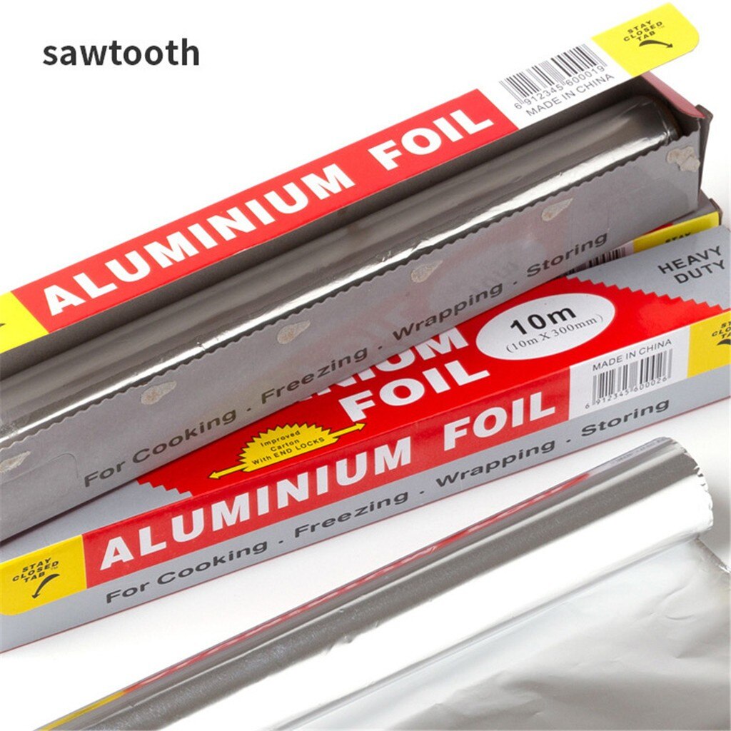 Aluminium Foil Roll Catering Food Wrap Grease Proof Kitchen Tin Foil BBQ Tin foil Baking Aluminum foil: B