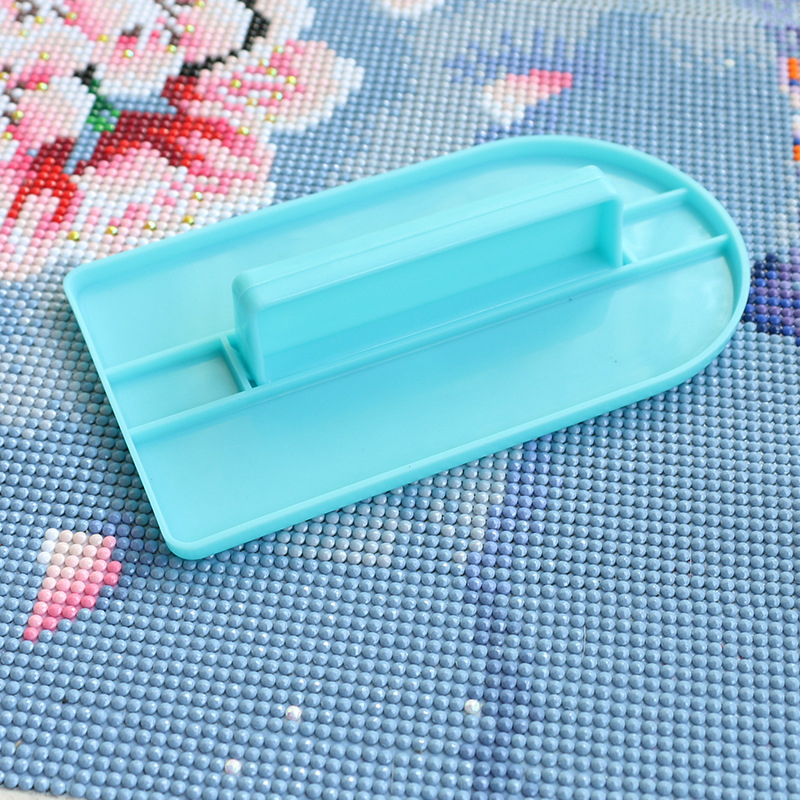 Perceuse à pression pour peinture diamant, 1 pièce, petit glaçage, Fondant, décoration de gâteau, moule de glaçage artisanal, outils de polissage plus lisses: Bleu