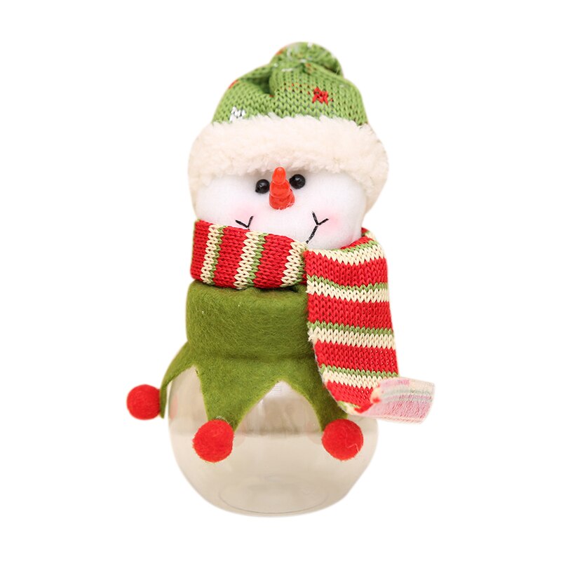 Christmas Festival Candy Box Kis Baby Christmas Snowman Elk Santa Claus Candy Container Bottle Jar Decoration For Children: B