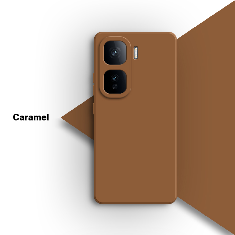 Phone Case for vivo iQOO Neo 10 Neo10 Pro 10Pro 5G Simple Soft Liquid Silicone Lens Protection Shell Back Cover Original Housing: WHITE / For iPhone 13