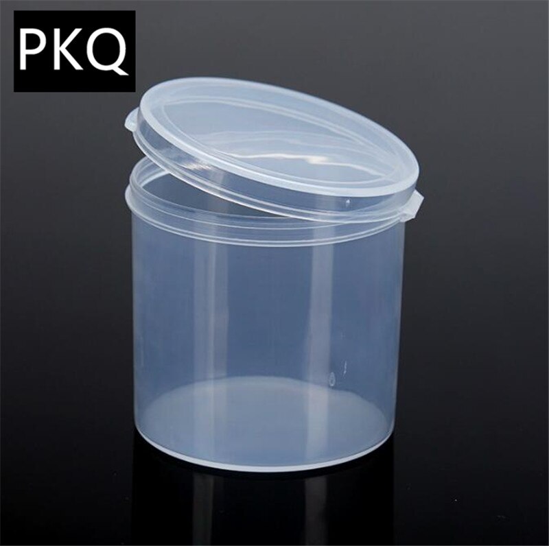 11 sizes Round Plastic Box PP Transparent Packing Box Diamond Painting Accessory Jewelry Box Organizer Small Plastic Storage Box: 7.7x7.7cm