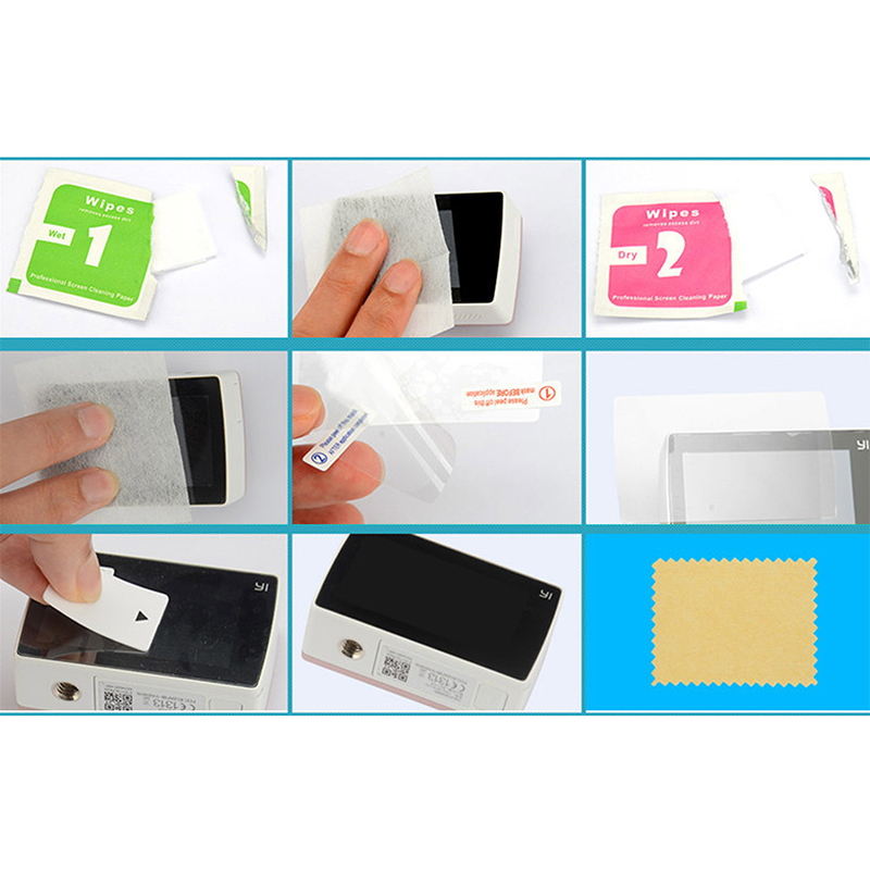 Protective Screen Protector Film Kit for Xiaomi Yi 4K 4K+ Xiaoyi Lite Action Sport Camera Accessories Lens Cover