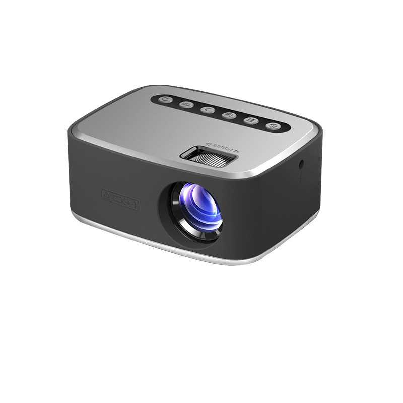 BEISTA T20 Projektor HD LED Mini-Projektor, unterstützt 1080p, HDMI USB tragbarer Kino-Beamer-Projektor Mini-Projektor tragbar: Black