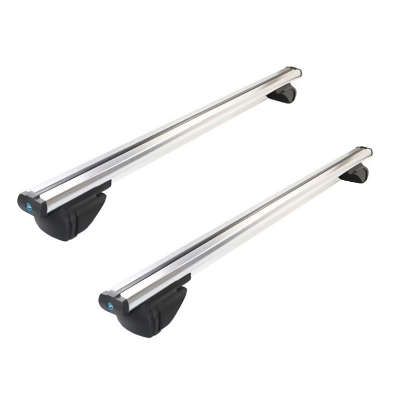 2 kpl yleiskäyttöinen auton kattoteline poikkipalkki matkatavaratelineen tuki varkaudenestolukolla polkupyörän kattotelineet auto 120cm 130cm