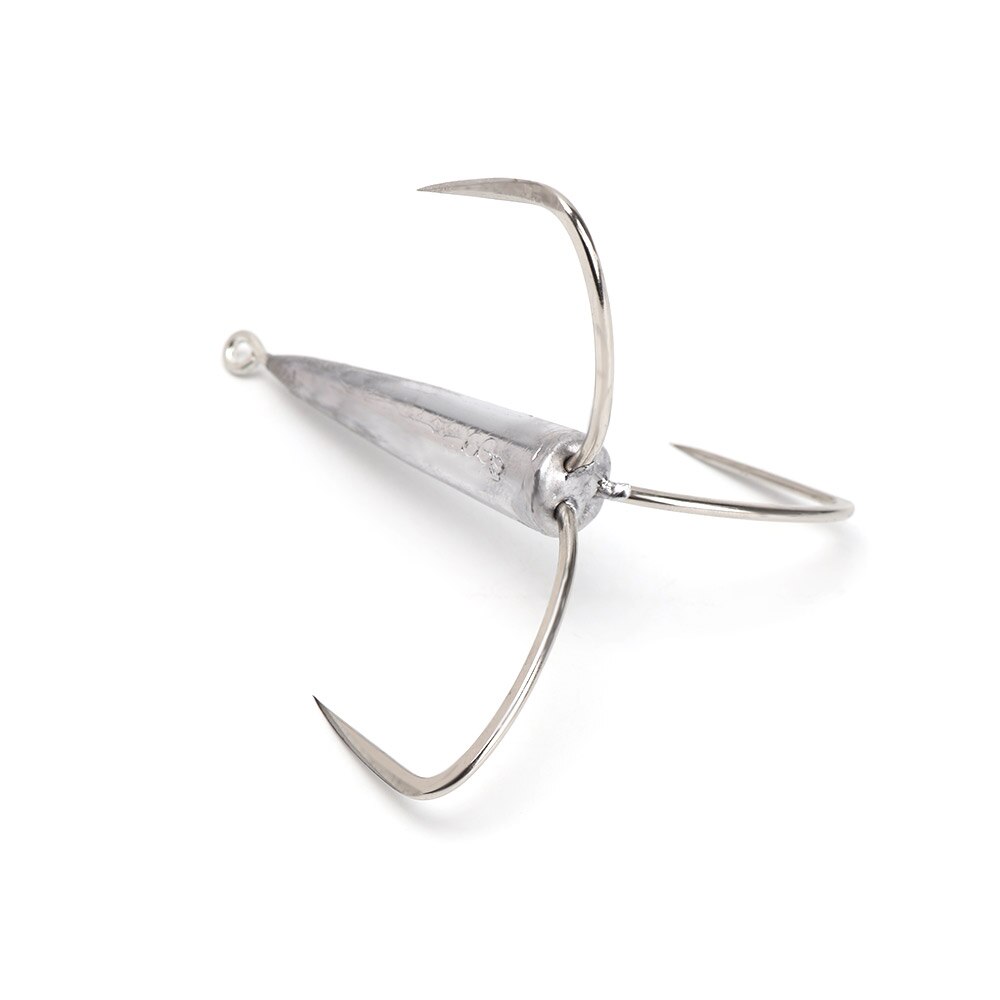 1Pcs Geslepen Sterke Grote Vissen Dreggen Met Lood Sinker Gewicht Vishaak Visgerei Gereedschappen Accessoires