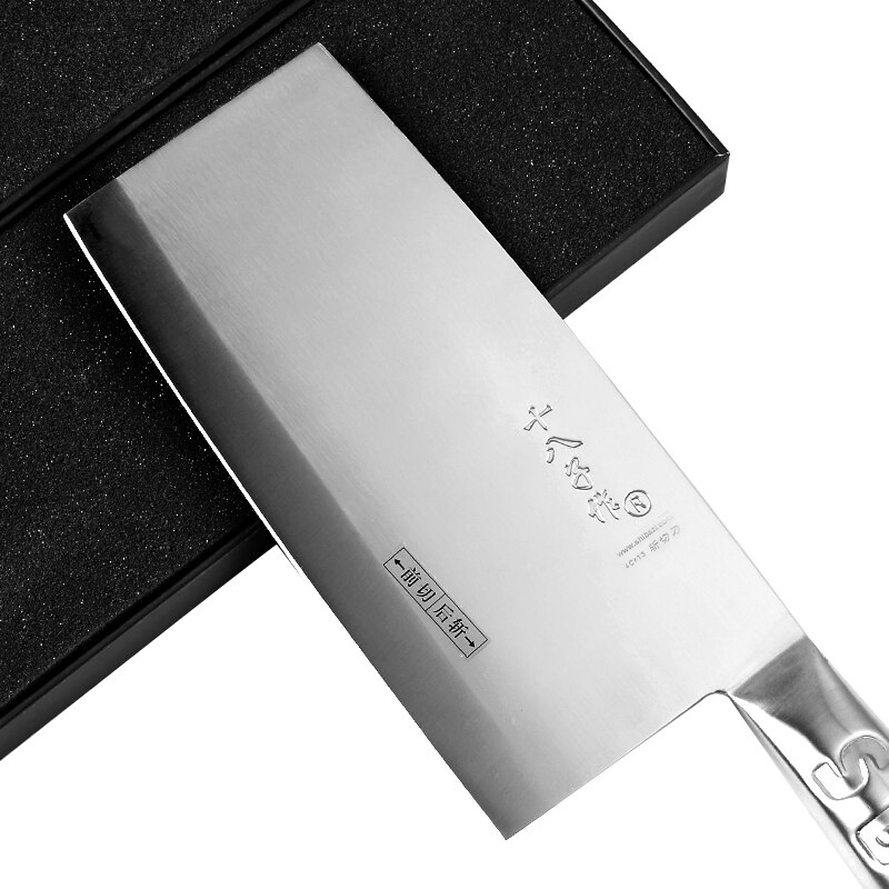 Freies SBZ Volle Edelstahl Küche Dual-verwenden Hacken Knochen schneiden Fleisch Messer Gemüse Hackmesser Kochen Koch Multi-verwenden Messer