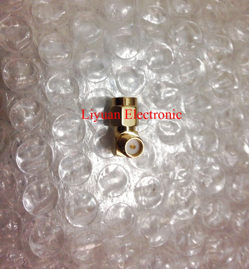 RP-SMA Male to RP-SMA female / 90 Degrees Right angle SMA adapter elbow / antenna