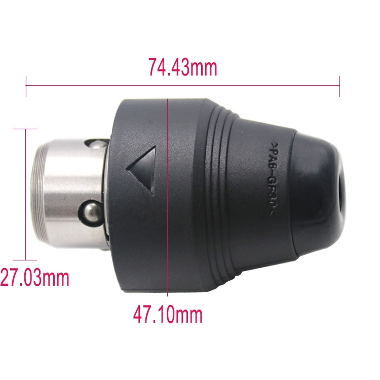 Perceuse électrique changement rapide adaptateur de mandrin GBH2-26DFR/28DFV/4-32DFR marteau électrique deux puits deux rainure mandrin de forage