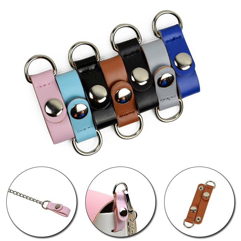 2 sztuk PU skórzany hak na zaczep zamknięcie załącznik dla Opocket O torba kolorowe DIY Craft klamra torebki DIY Handmade akcesoria