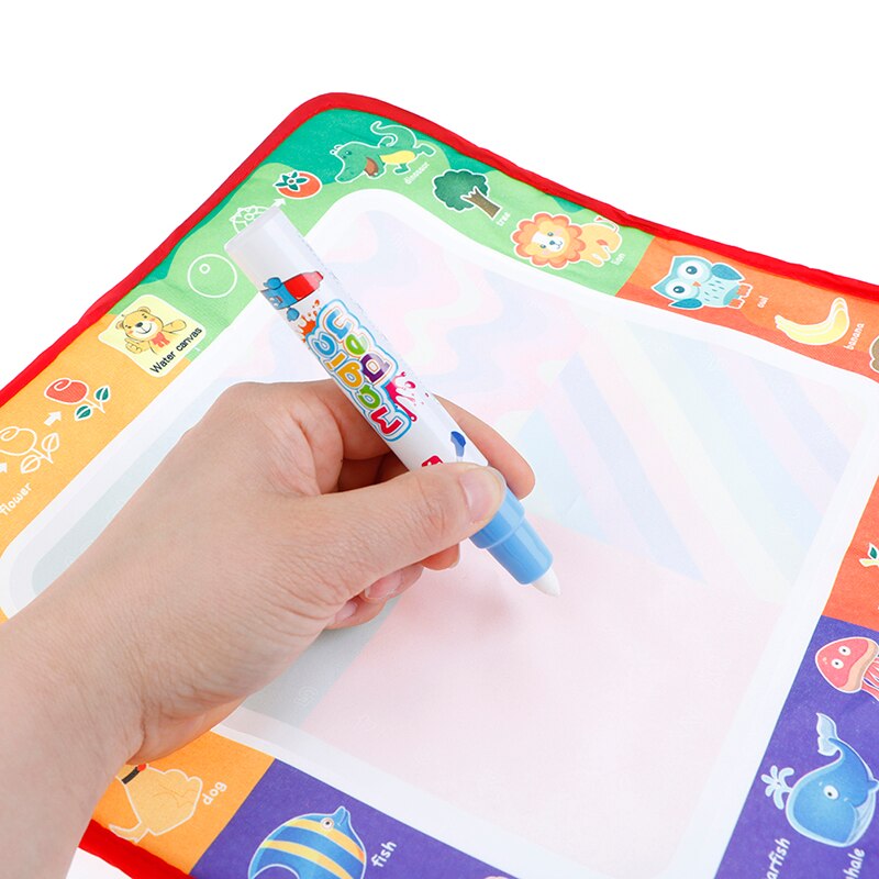 Animal Themes Rainbow Water Drawing Painting Writing Mat Board Magic Pen Coloring Books Xmas for Kids