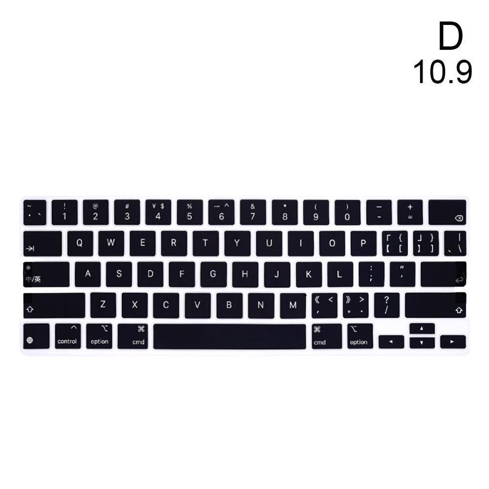 TPU Keyboard Cover Protector Skin for Apple Keyboard iPad Pro 11 Pro11 / iPad Pro 12.9: black 10.9