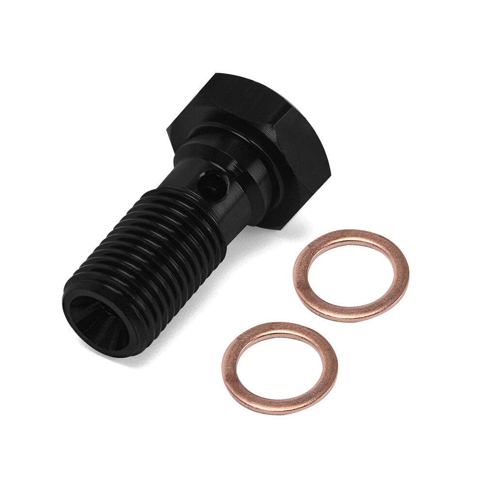 Banjo-tornillos de cilindro maestro de freno delantero/trasero, Perno de pinza de manguera de freno, tornillo de embrague hidráulico, M10 x 1,25, 22mm, motocicleta: AN3