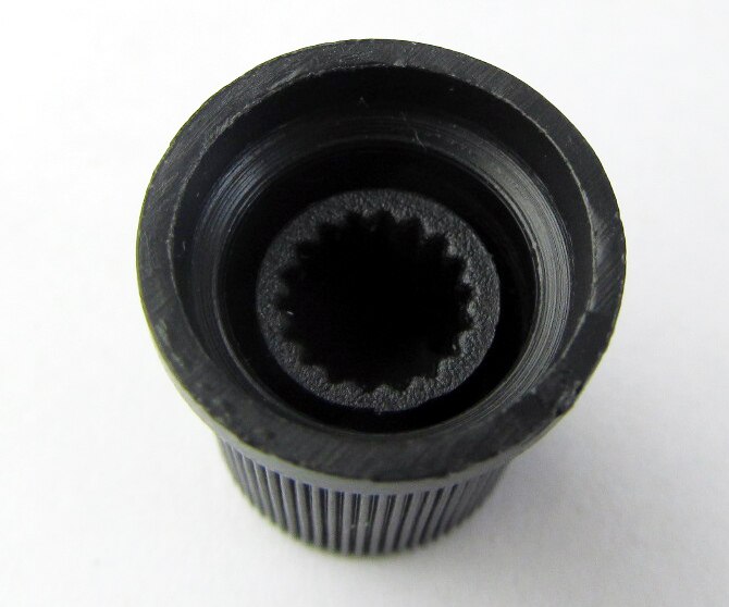 1Pc Plastic Geel Tall Dome Circulaire Knop Voor Potten Gebruik