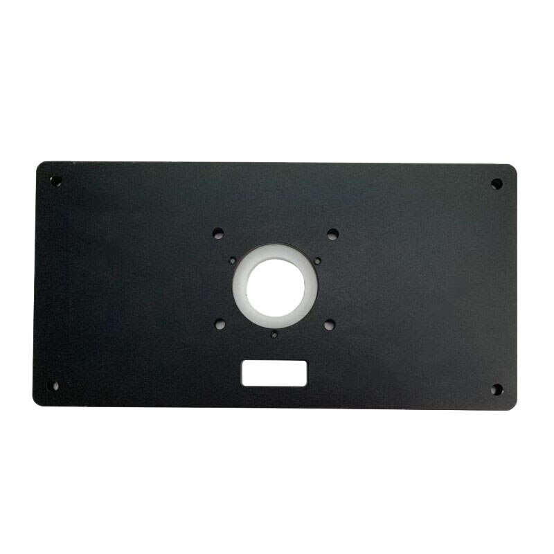 Aluminum Router Table Insert Table Plate w/ 3 Rings For Woodworking Benches Router Table Plate For RT0700C