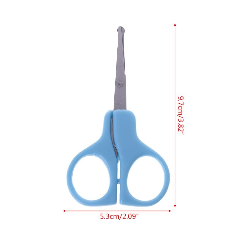 Nail Clippers Baby Nails Cutter Nursing Care Newborn Kids Safety Stainless Steel Scissors Random Color Round Tip