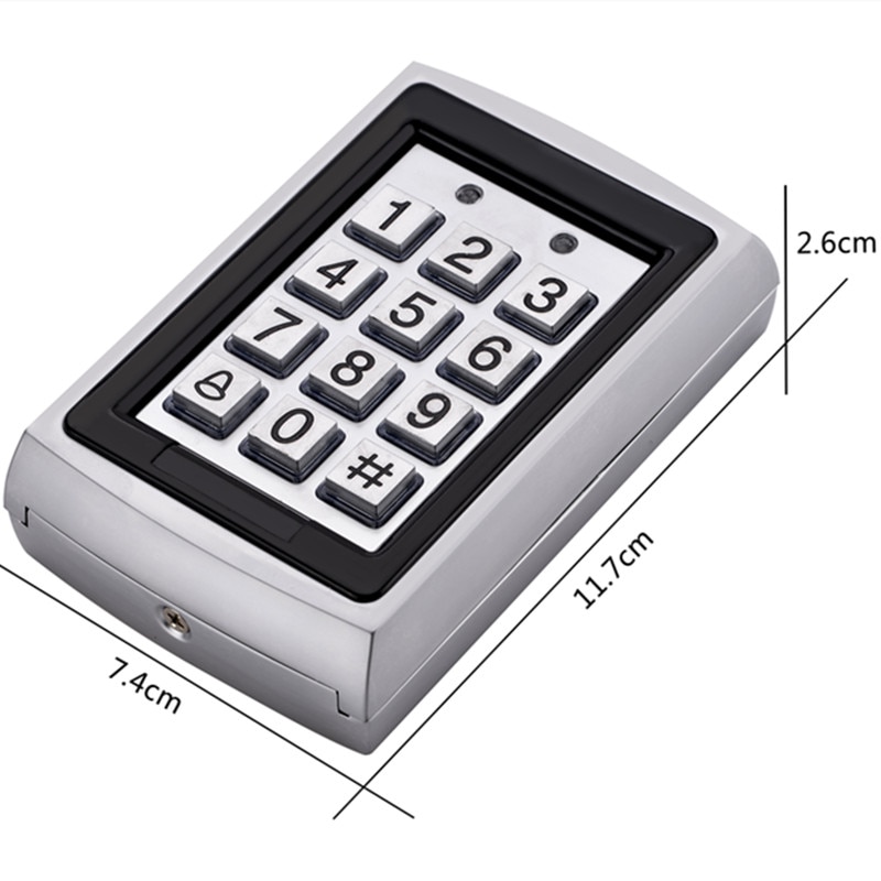 SZBestWell RFID Card Door Entry Single Door Lock Waterproof Metal Case Access Control Keypad System With 10 KeyCard