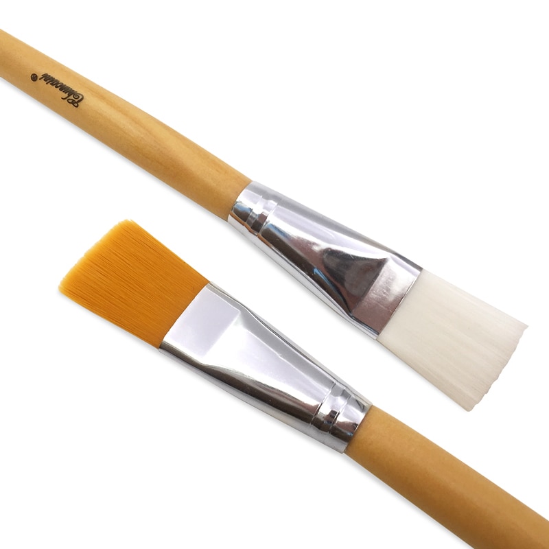 Multifunctionele Zachte Haar Houten Handvat Masker Borstels Foundation Brush Gezicht Modder Mengen Borstel Cosmetische Make Up Borstels Gereedschappen