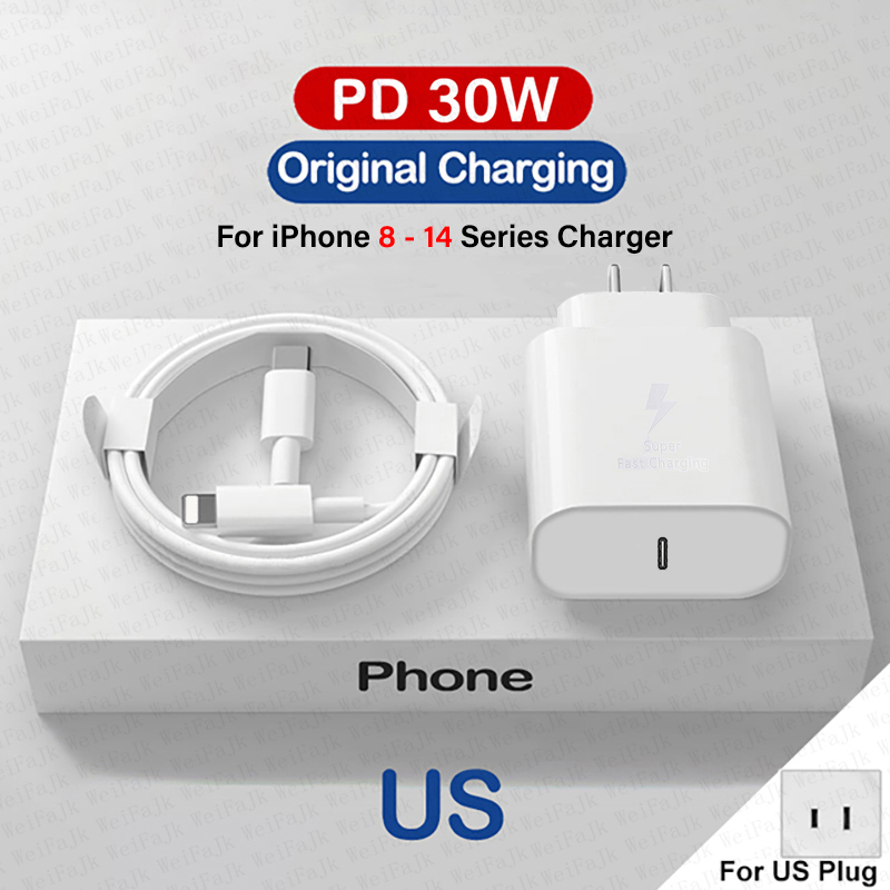 Apple Original Magsafe Wireless-Ladegerät für iPhone 16 15 14 13 12 11 Pro Max SE Mini X XS XR 8 Plus Schnell ladekabel Typ C Lightning: Rot