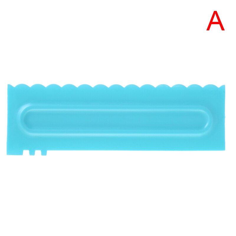 1 stuk crèmeschraper onregelmatige tanden rand mallen diy schraper taartdecoratie fondant gebak uitstekers bakspatels gereedschap: A