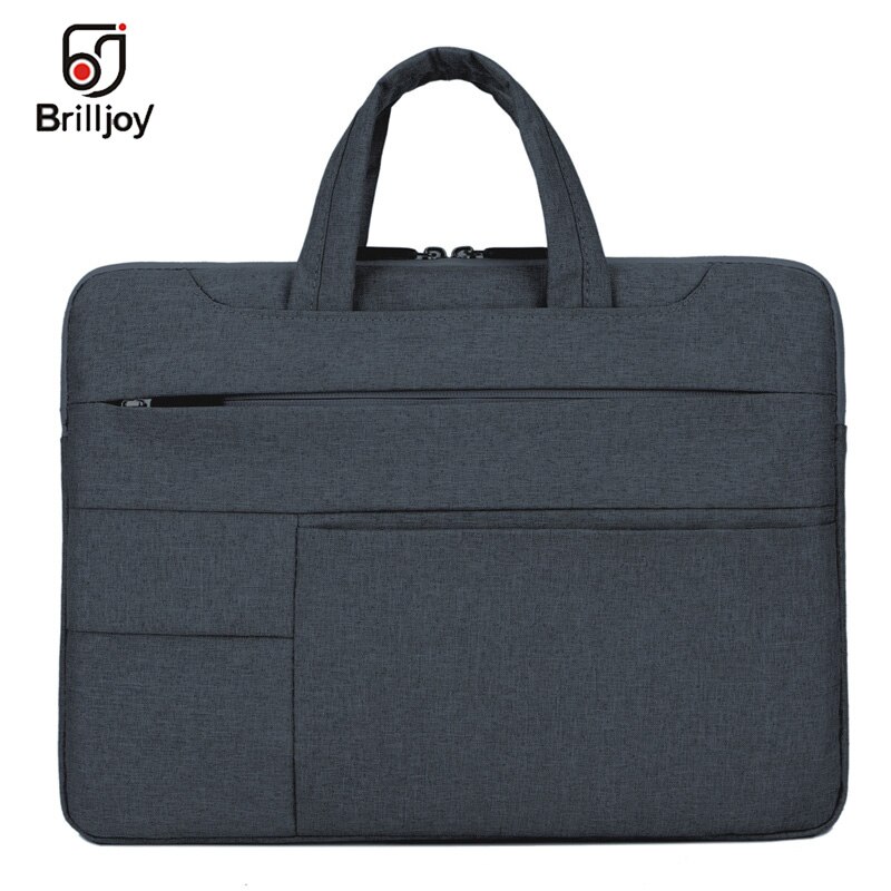 Bolso ultraligero Brilljoy para Dell Asus, Lenovo, HP, Acer, ordenador, Laptop, bolsa briefcase11 12 13 14 15 pulgadas para Macbook Air Pro bag: Black 15 inch