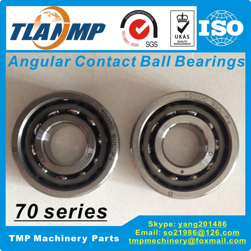 7000AC 7000C P4 SU/DB/DF/DT Angular Contact Ball Bearing (10x26x8mm) High precision Spindle bearings