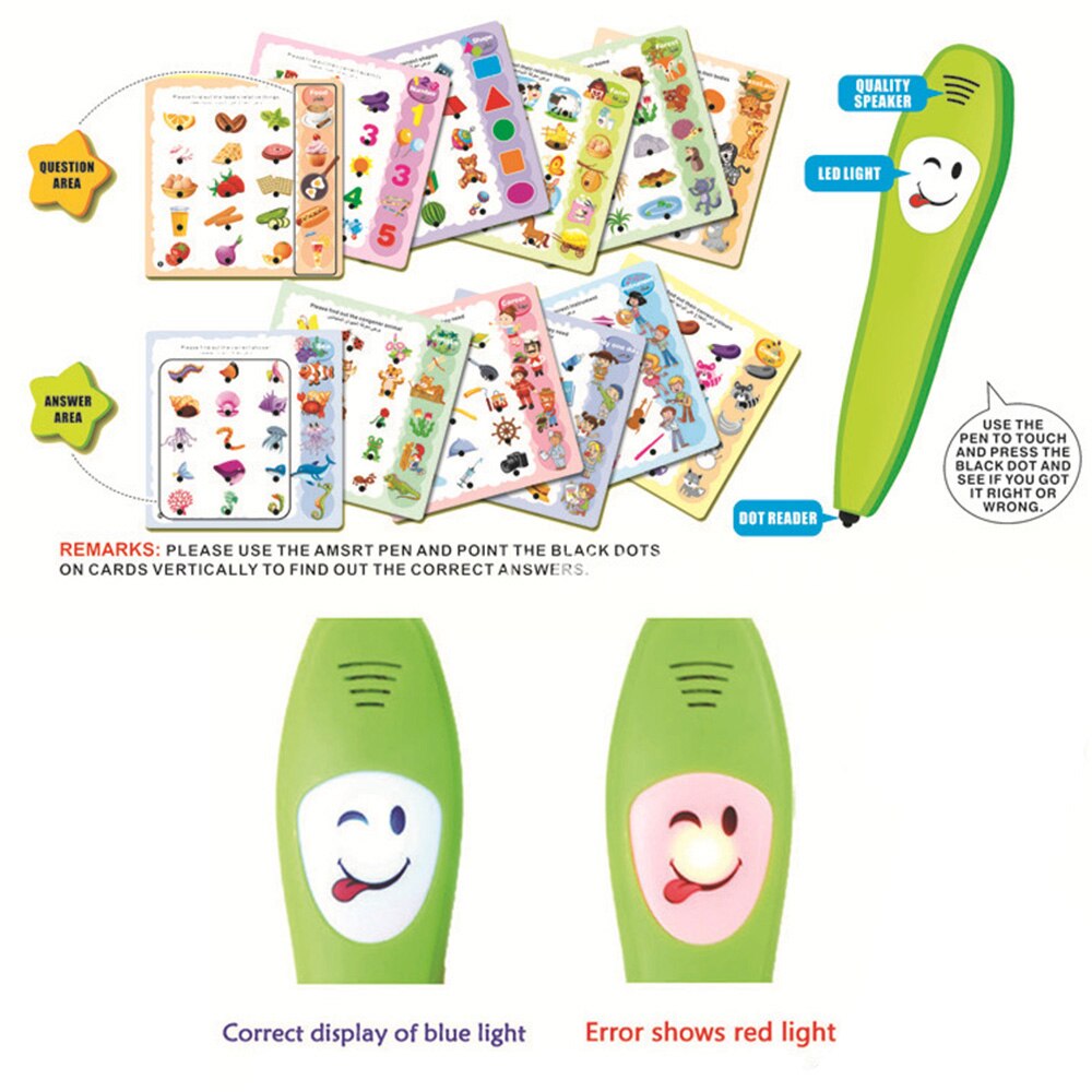 English Language Learning Reading Pen Multi-function Foreign Language Learning Machine Early Education Reading Pen for Kids