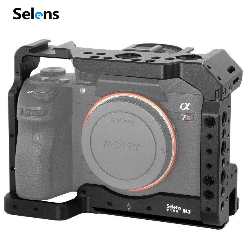 Selens a7iii a7r3 a7m3 KäFeige Für Sony A7RIII /A7III/A7MIII Aluminium Legierung KäFeige Zu Montieren Stativ schnell Freisetzung Verlängerung Bausatz-2087