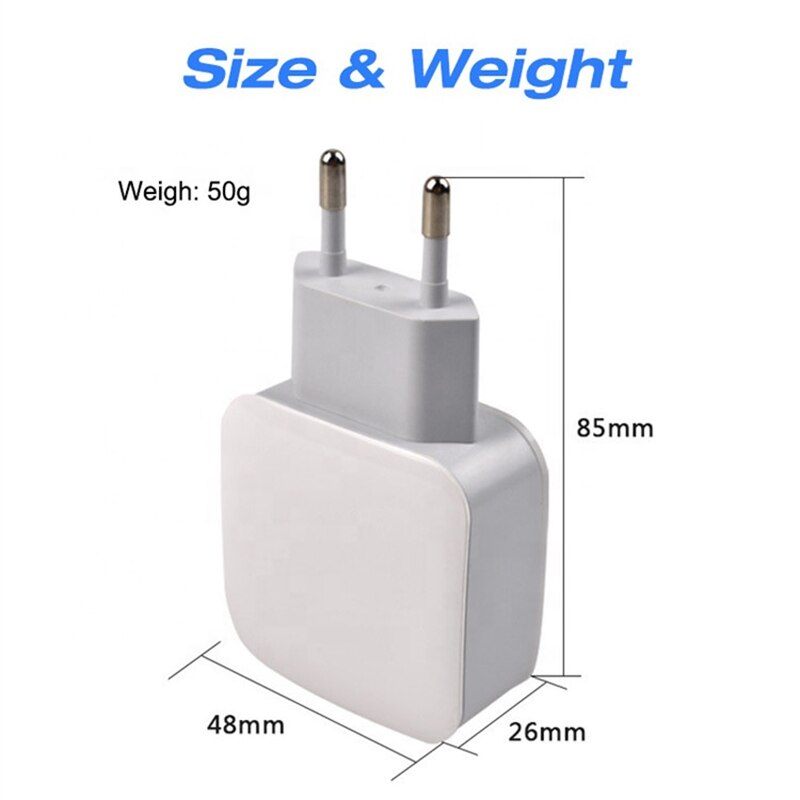 10 sztuk/partia ładowarka ścienna do telefonu komórkowego 18W pojedynczy QC3.0 USB szybka ładowarka ścienna Adapter kompatybilny dla inteligentnego telefonu komórkowego