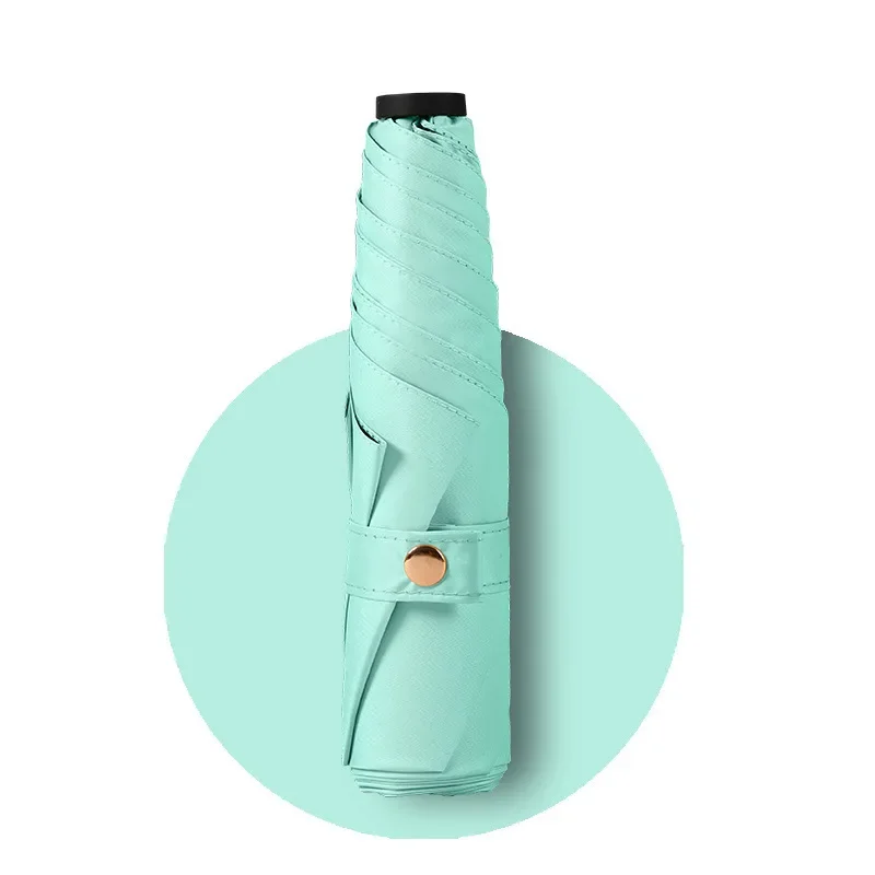 Guarda-chuva dobrável de fibra de carbono anti uv chuva guarda-sol elegante portátil à prova de vento lâmpada guarda-sol feminino e masculino: MULTI