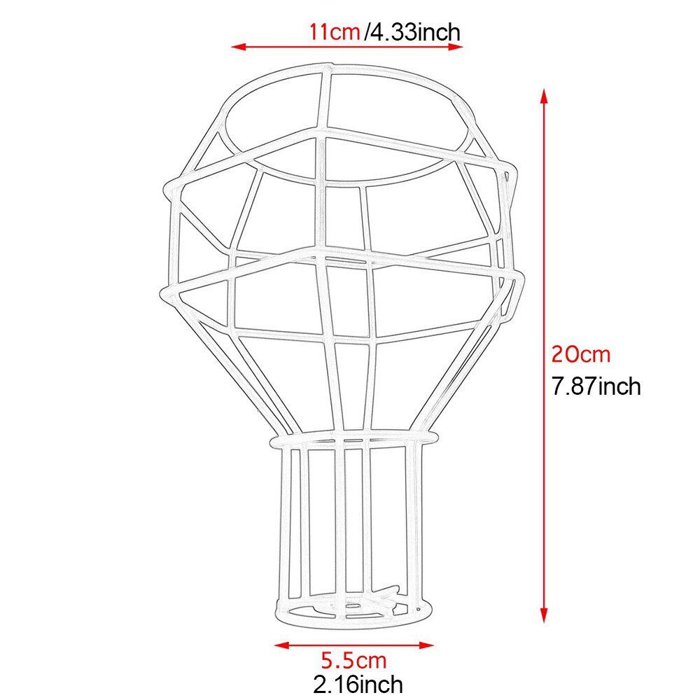 Lamp Covers Retro Metalen Lamp Guard Industriële Lampenkap Voor Hanglampen Plafond Hanger Cage Home Cafe Shop Decoratie D30