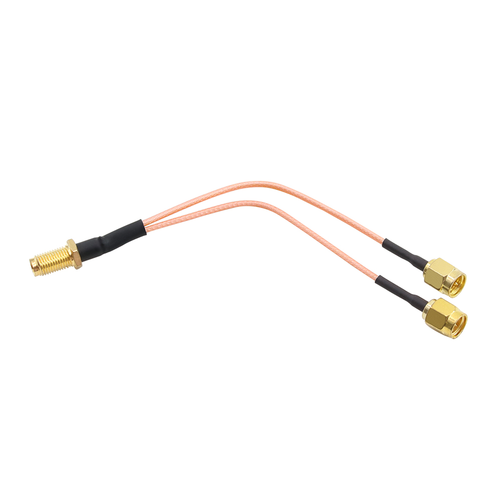 SMA Female To SMA Male Connector Splitter Combiner RF Coaxial Pigtail Cable Use for 3G 4G Modem HUAWEI ZTE Antenna