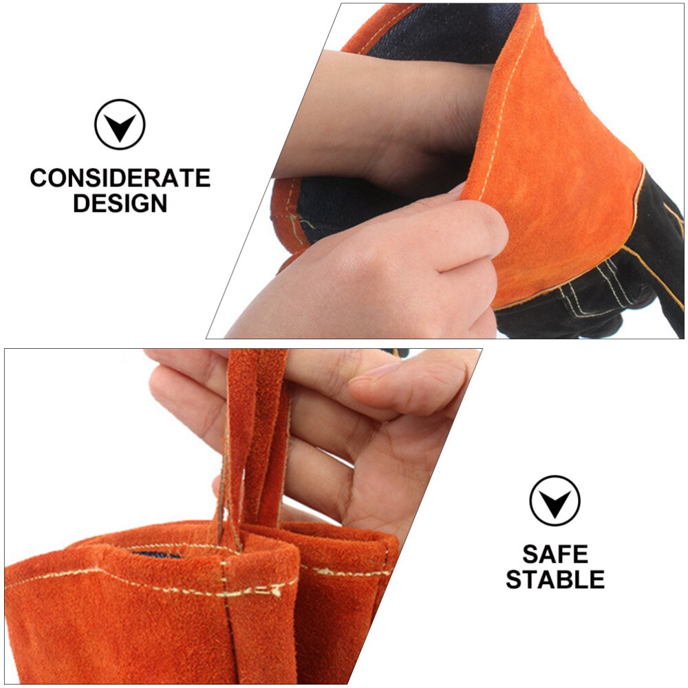 Guante para acampada, protector para barbacoa, 1 par