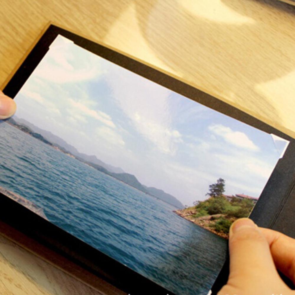 Self-adhesive Card Photo Corner Stickers PVC Paper Book corner sticker decor scrapbook Poster album essential Stickers