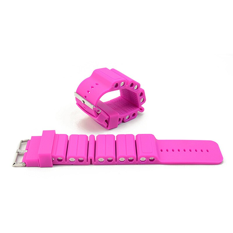 2pcs Adjustable Silicone Yoga Pilates Weighted Bracelet Wrist Weight For Fitness Exercise Walking Jogging Yoga Gym Sweatband