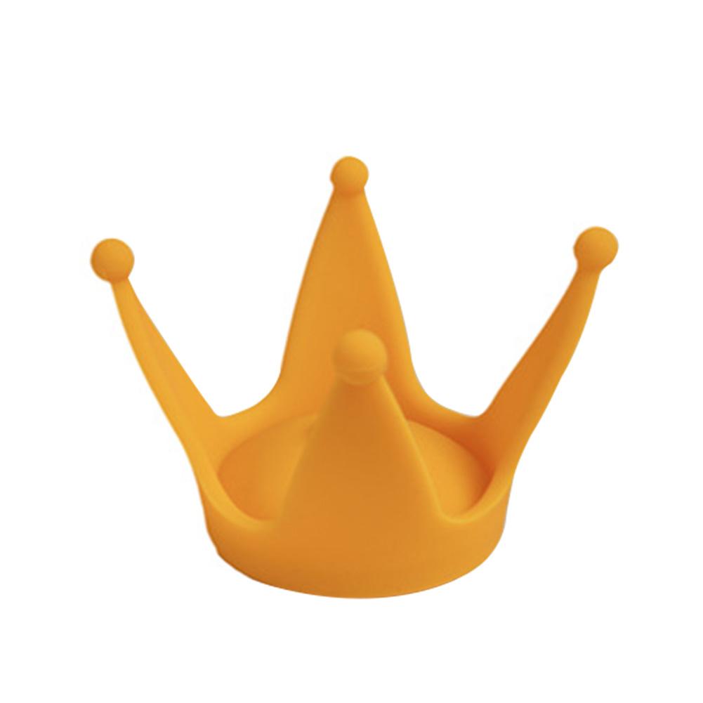 Cuernos para cascos de motocicleta universales, decoración de cascos de plástico suave, corona, 1 Uds.: Yellow