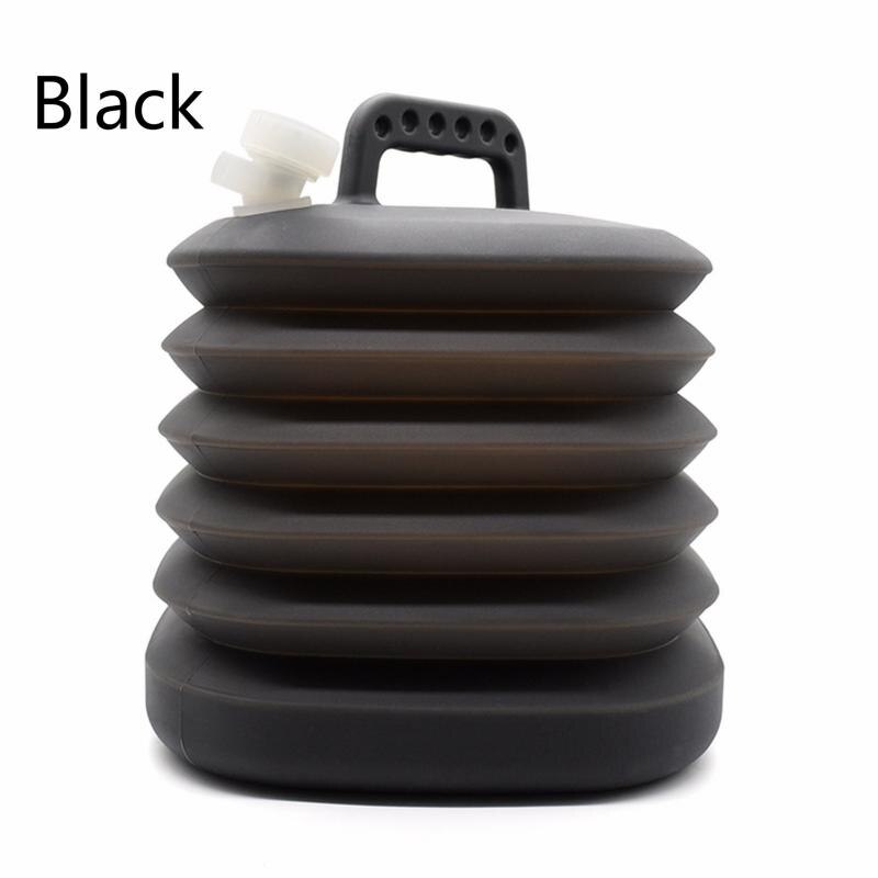 14.5L Folding Water Emmer Opvouwbare Wandelen Vissen Camping Outdoor Water Emmer Silicone Water Opslag Emmer: Kleurloos