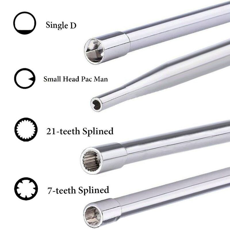 8 pcs Screwdriver Carburetor Adjustment Tool Single D Double D Hexagon Hex Socket Kit Set