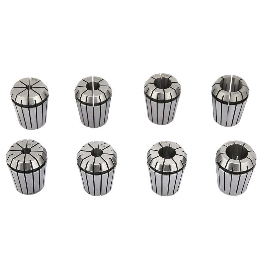 Spring Collet Chuck 8PCS Craftsman Manganese Steel ER32 Gripping for CNC Engraving Machine or Milling Lathe Tool