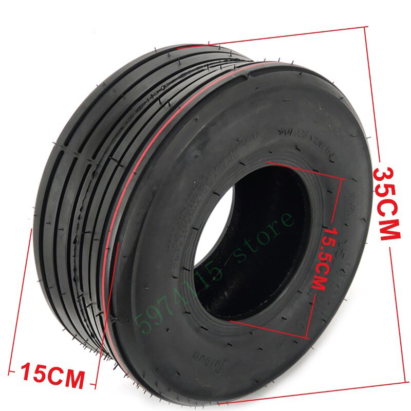 15x6.00-6 Inch Vacuum Tire Tubeless For China Harley Electric Scooter Tire Wheel