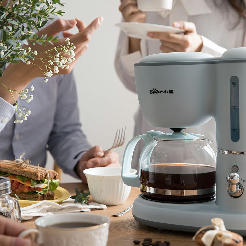 Cafetera eléctrica automática para el hogar, máquina de café por goteo de 220 ML, 600 V