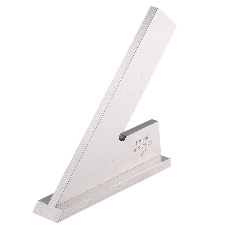 DNI875/2 120-80mm 45 Degree Square Ruler with Wide... – Grandado