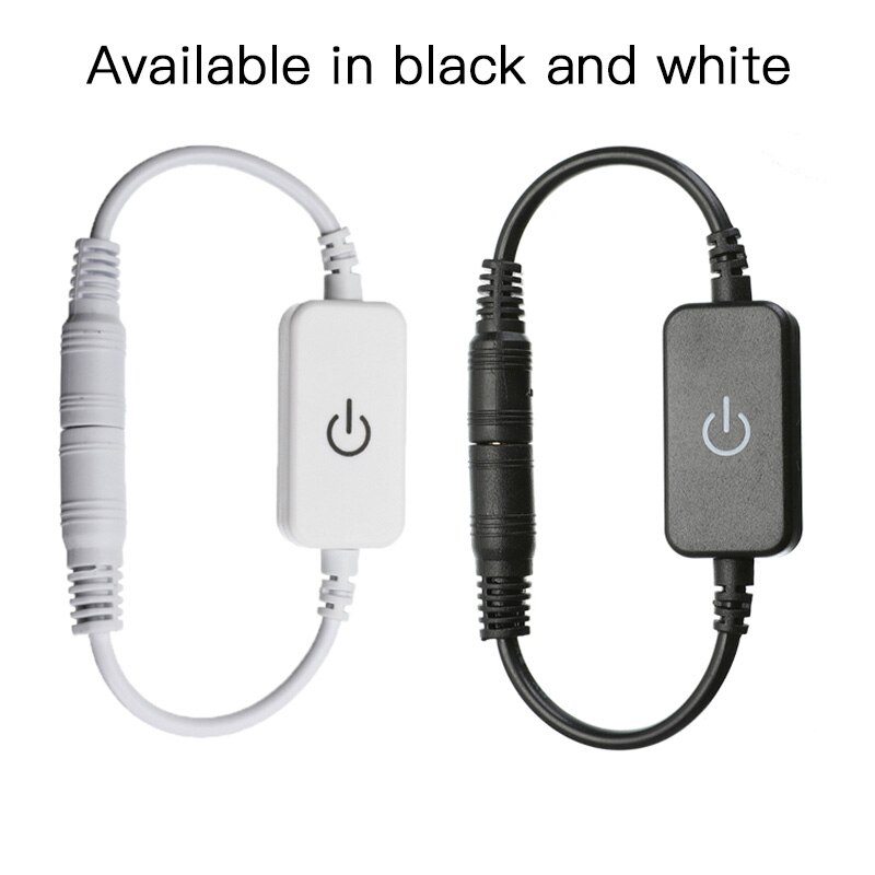 LED lamp with touch switch monochromatic light bar dimmer controller 5V 12V stepless dimmer switch