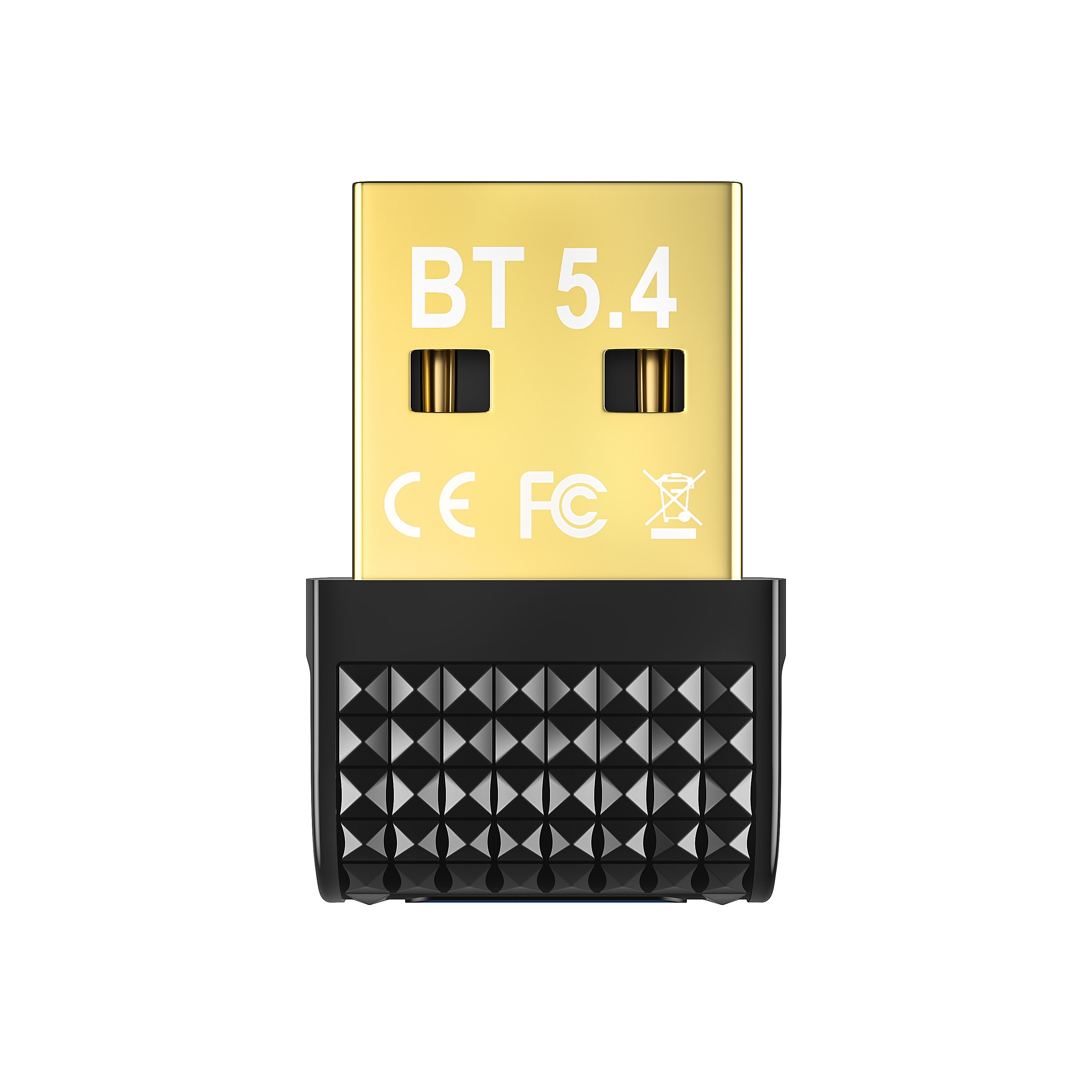 USB Bluetooth 5.4 Adapter Bluetooth Receiver & Transmitter USB 5.4 Dongle for Bluetooth Keyboard/Mouse/Headphone/Speaker/Printer: Brown