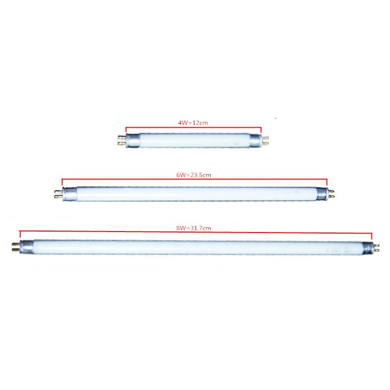 T4 lysrör  t4 spegel framlampa 6w 8w vit gul blå grön lins strålkastare spegel 220v belysningsarmatur