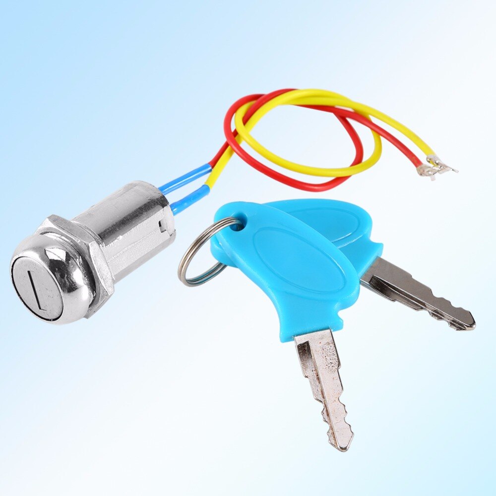 Ignition Key Switch Lock Scooter 2-Wire Bike ATV Quad Moped Go Kart Motard Motor Moto Pocket Buggy Scooters Dirt Bike